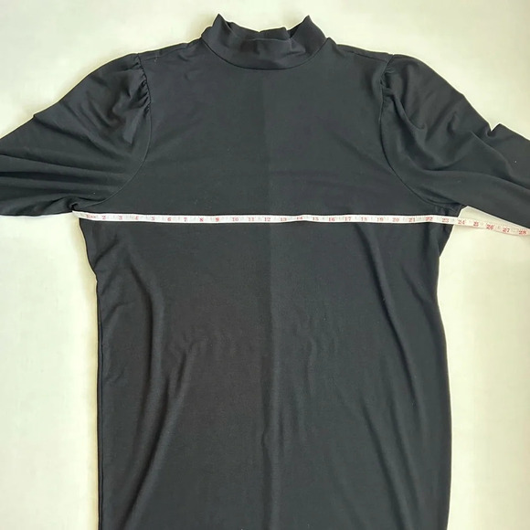NWT Torrid Dress Women's Black Mini Jersey Blouson Sleeve Bodycon‎ Size 2 - Picture 6 of 13